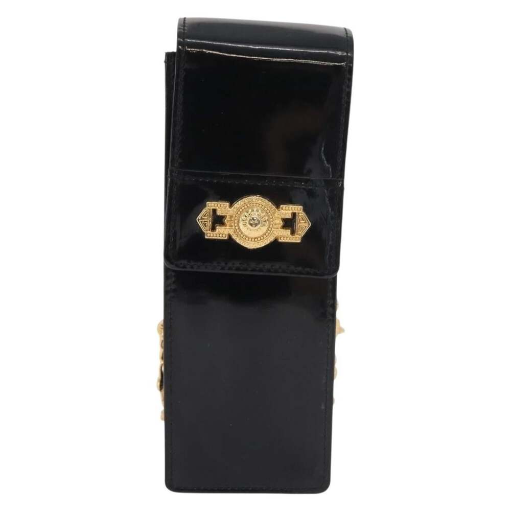 Gianni Versace Chain Shoulder Pouch Black